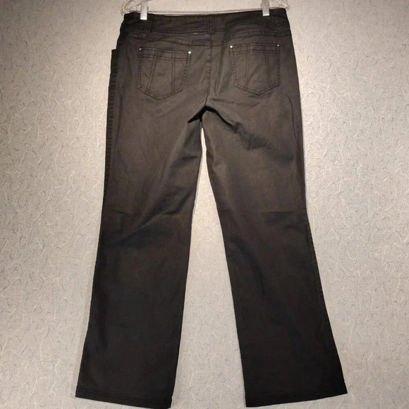 Denver Hayes Women's Curvy Black Stretch Jeans Size  10 x 30 - Picture 10 of 13